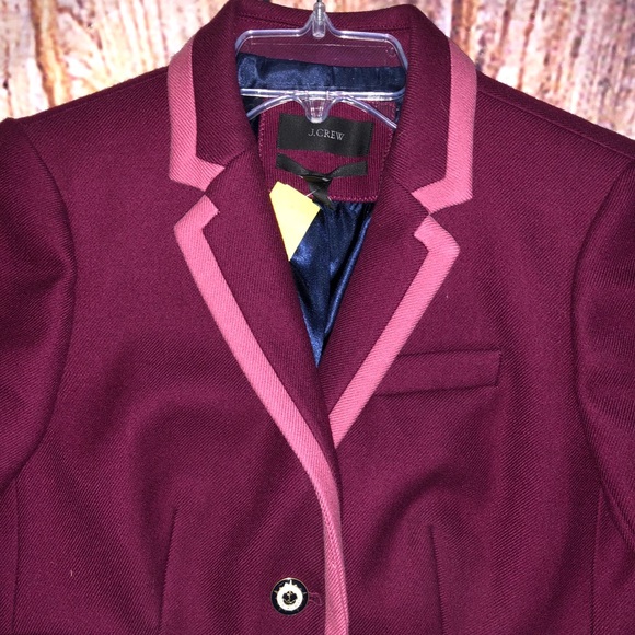 J. Crew Jackets & Blazers - J crew schoolboy blazer size 4 100% lined wool